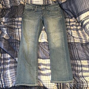 BKE Blue Straight Jeans